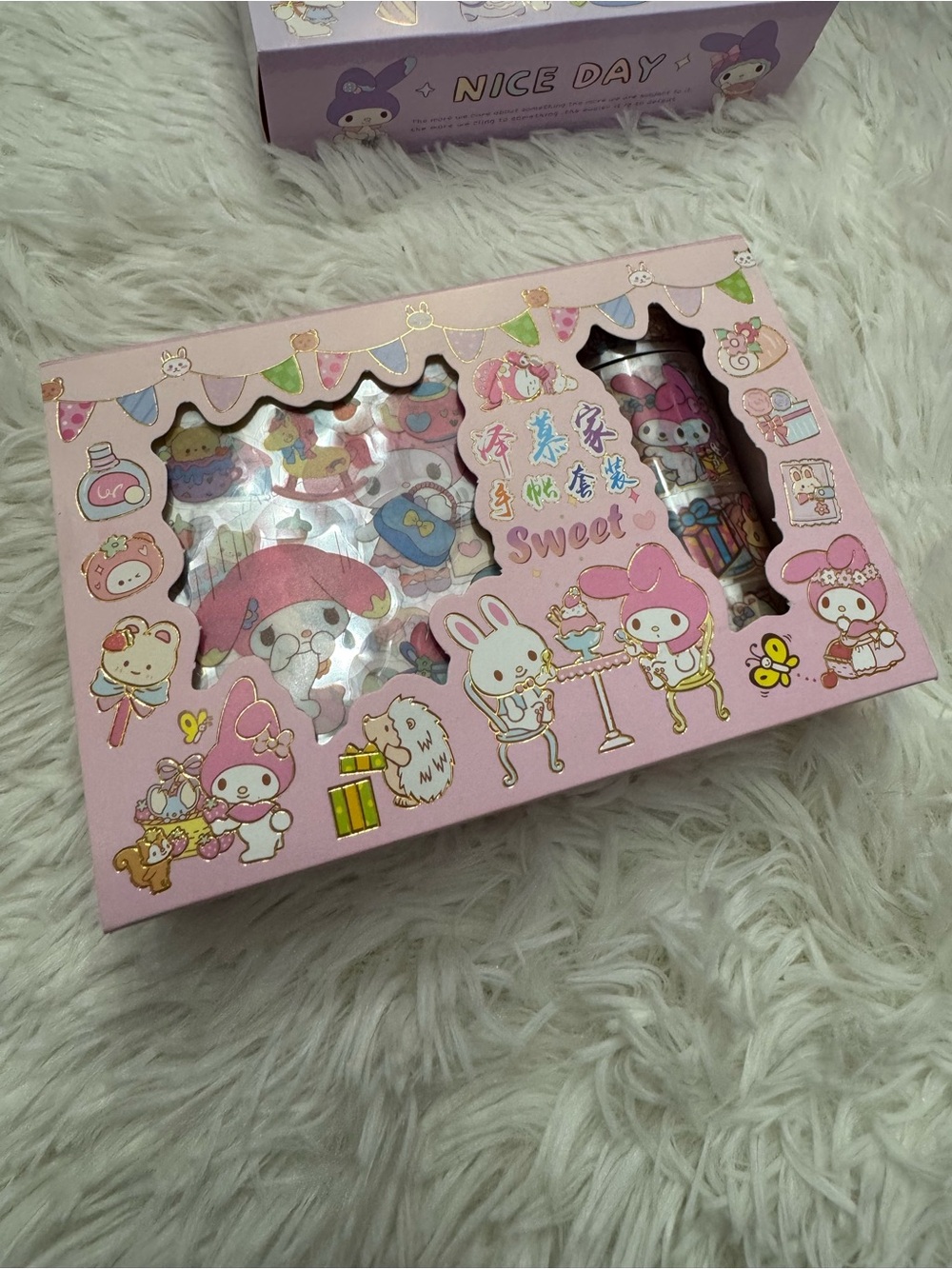 Sanrio My Melody Pink 50 stickers box Set